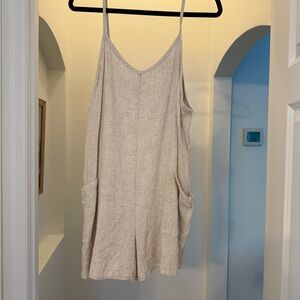 Shinestar Beige romper coverup